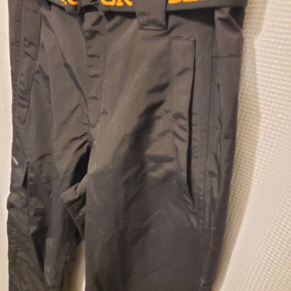 New With Tags Grundens Weather Watch Waterproof Pants Mens Medium Black Fishing - Picture 4 of 11